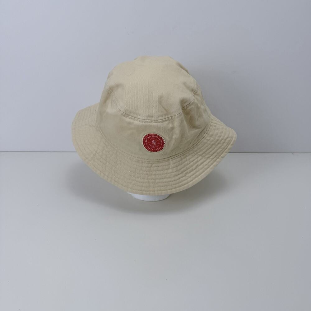 Detroit Tigers Mascot Paws TIGER Coney Island Beige Cotton Bucket Hat Melonwear - Picture 4 of 6